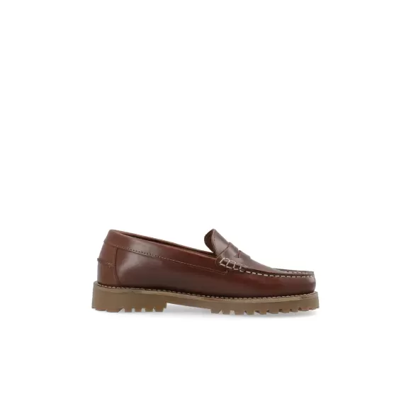 Dame Sko - CASHOTT COPENHAGEN - Cashott  CASLENA Loafer Pull Up Leather 61252395