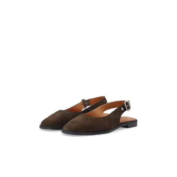 Dame Sko - CASHOTT COPENHAGEN - Cashott CASDIANA Sling Back Suede 61202669