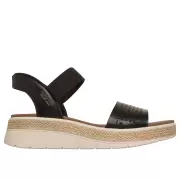 Dame Sandaler - SKECHERS - Skechers Slip-ins: BOBS Sun Ray 114415 BLK
