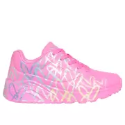 Børnesko - SKECHERS - Skechers Goldcrown UNO Lite Metallic 314098L HPMT