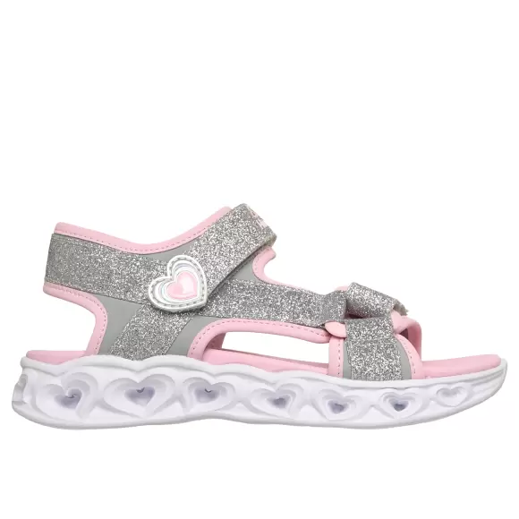 Børne Sandaler - SKECHERS - Skechers Heart Lights Sandals-Sugar 303114L SLPK