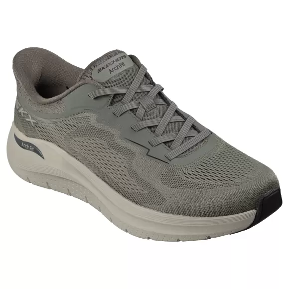 Herre Sneakers - SKECHERS - Skechers Arch Fit 2.0 Rovant 232784 OLV Herre Sneakers - SKECHERS - Skechers Arch Fit 2.0 Rovant 232784 OLV