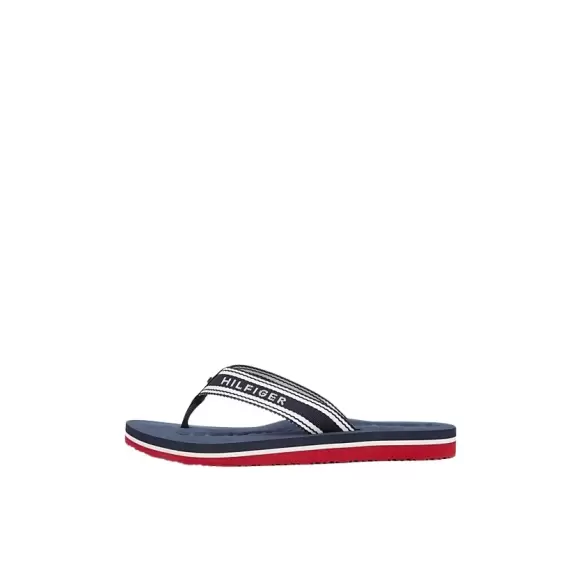 Dame Sandaler - Tommy Hilfiger - Tommy Hilfiger WEBBING SUMMER SANDAL FW0FW091930GY
