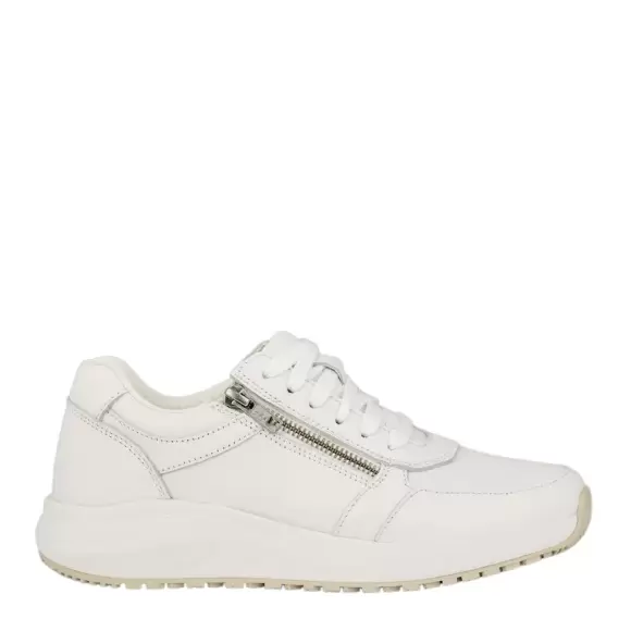 Dame Sko - GREEN COMFORT - Geen Comfort Zigga sneaker w. zipper in lea 225081Q37-002