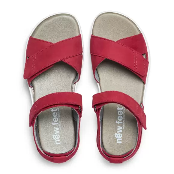Dame Sandaler - NEW FEET - New Feet 211-39-1520 WIDE