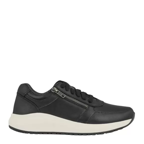 Dame Sko - GREEN COMFORT - Green Comfort Zigga sneaker w. zipper in lea 225081Q37-001