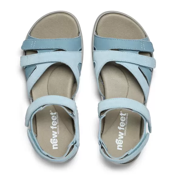 Dame Sandaler - NEW FEET - New Feet 261-30-1740 WIDE