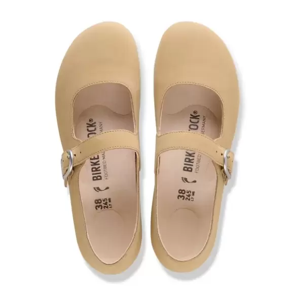 Dame Sko - BIRKENSTOCK - Birkenstock Santa Clarita Nubuck Leather W 1031613