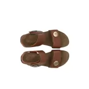Dame Sandaler - CASHOTT COPENHAGEN - Cashott Copenhagen CASAVA Button Sandal Leather 61201856