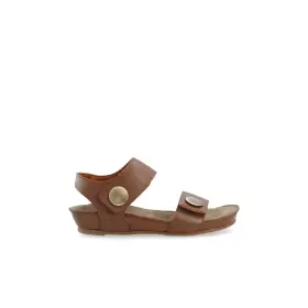 Dame Sandaler - CASHOTT COPENHAGEN - Cashott Copenhagen CASAVA Button Sandal Leather 61201856