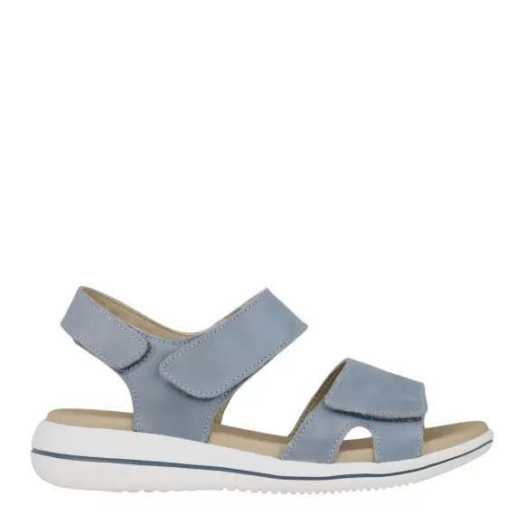 Dame Sandaler - GREEN COMFORT - Green Comfort Leaf sandal w. velcro 422004Q30-010