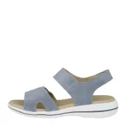 Dame Sandaler - GREEN COMFORT - Green Comfort Leaf sandal w. velcro 422004Q30-010