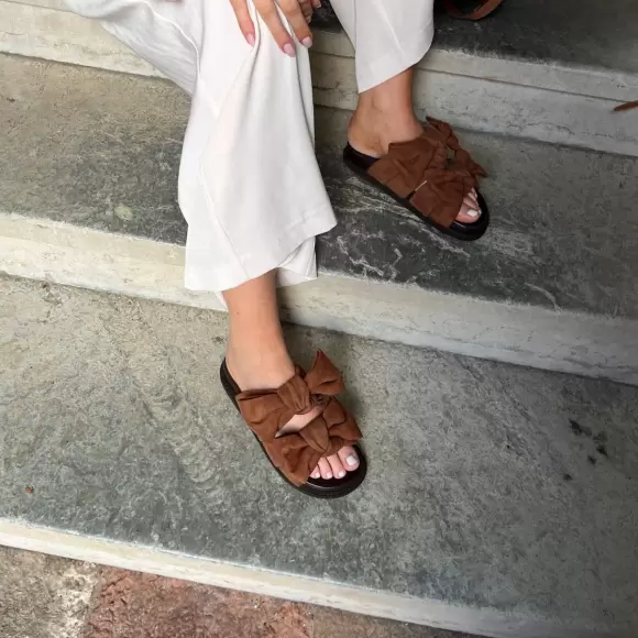 Dame Slippers - COPENHAGEN SHOES - Copenhagen Shoes SUMMER DREAM SUEDE CS8399-0241