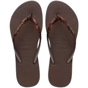 Dame Slippers - Havaianas - Havaianas Slim Glitter II HAW 4146975-727