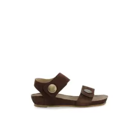 Dame Sandaler - CASHOTT COPENHAGEN - Cashott CASAVA Button Sandal Suede 61202745