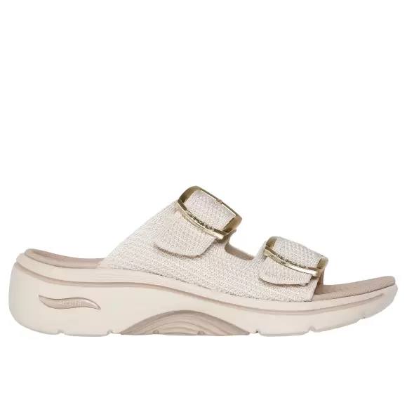 Dame Sandaler - SKECHERS - Skechers GO WALK Arch Fit 2.0 Sandal 140871 NAT