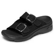 Dame Sandaler - SKECHERS - Skechers GO WALK Arch Fit 2.0 Sandal 140871 BBK