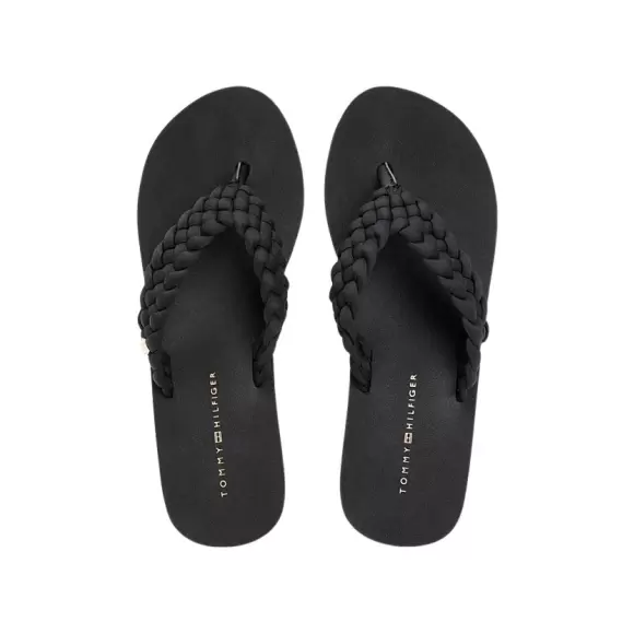 Dame Sandaler - Tommy Hilfiger - Tommy Hilfiger WEDGE BRAIDED SUMMER SANDAL FW0FW09198BDS