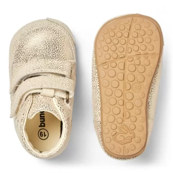 Børnesko - BUNDGAARD - Bundgaard Prewalker Ivory Gold BG501024_1204