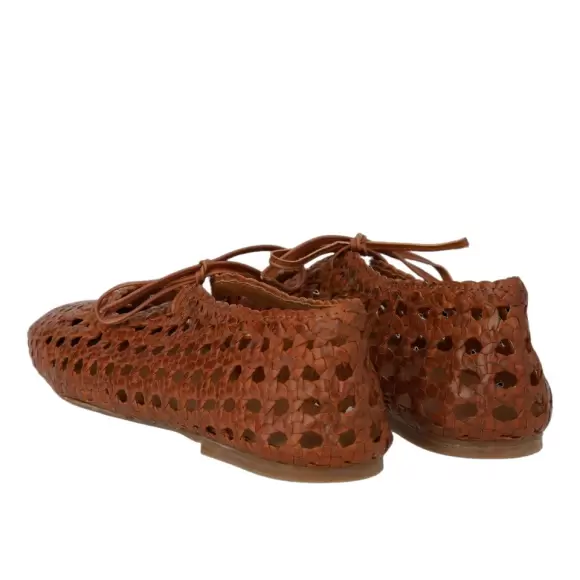Dame Sko - ANGULUS - Angulus Soft hand-braided ballerina 1698-101-3614