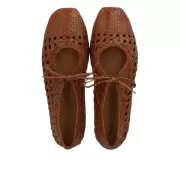 Dame Sko - ANGULUS - Angulus Soft hand-braided ballerina 1698-101-3614