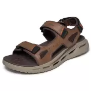 Herre Sneakers - SKECHERS - Skechers Relaxed Fit: Orvan Gamble 211371 BRN