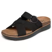 Dame Sandaler - SKECHERS - Skechers Lifted Comfort-Charming Spark 119870 BLK