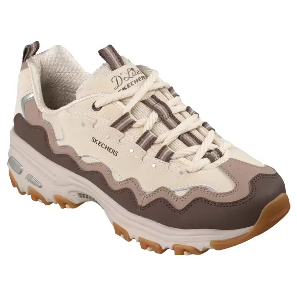 Dame Sneakers - SKECHERS - Skechers D'Lites Vintage Wave 150725 NTBR