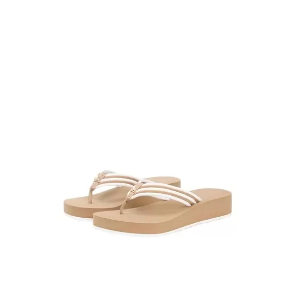 Dame Slippers - Tommy Hilfiger - Tommy Hilfiger STRIPE SUMMER SANDAL FW0FW09196RBC