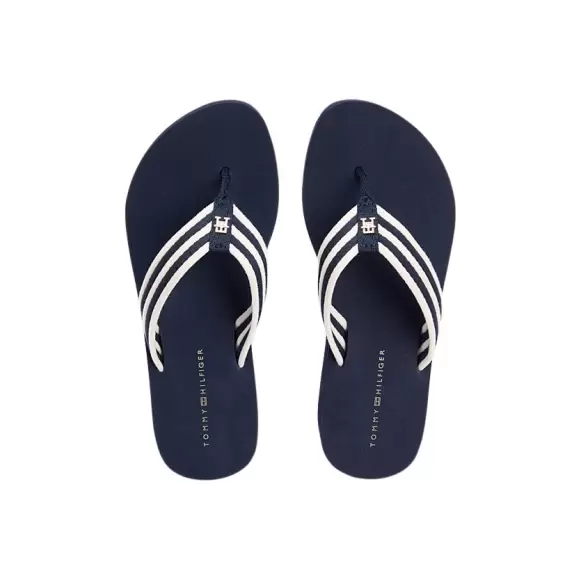 Dame Sandaler - Tommy Hilfiger - Tommy Hilfiger STRIPE SUMMER SANDAL FW0FW09196DW6