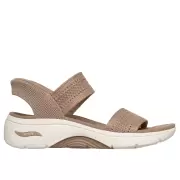 Dame Sandaler - SKECHERS - Skechers Go Walk Arch Fit 2.0 Sandal 140844 TAN