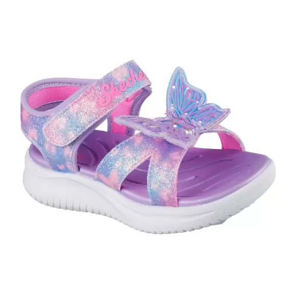 Børne Sandaler - SKECHERS - Skechers Jumpsters Sandal Butterfly 303109N LVMT Børne Sandaler - SKECHERS - Skechers Jumpsters Sandal Butterfly 303109N LVMT
