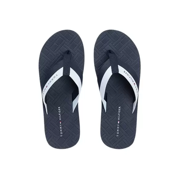 Herre Sandaler - Tommy Hilfiger - Tommy HILFIGER WEBBING BEACH SANDAL FM0FM05807DW5