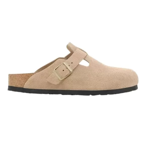 Dame Slippers - BIRKENSTOCK - BIRKENSTOCK Boston Suede Leather Unisex 1030883