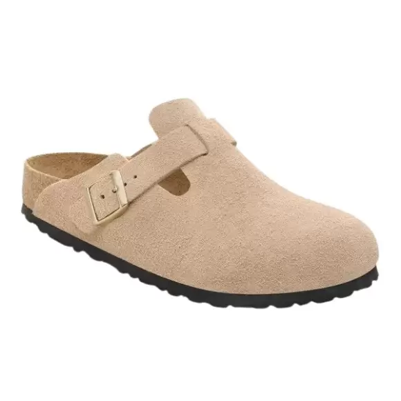 Dame Slippers - BIRKENSTOCK - Birkenstock Boston Suede Leather Unisex 1030883