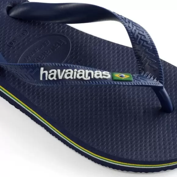 Dame Slippers - Havaianas - Havaianas Brasil Logo HAU4110850-0555