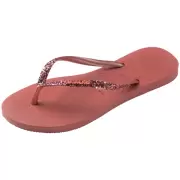 Dame Slippers - Havaianas - Havaianas Slim Glitter II HAW4146975-1121