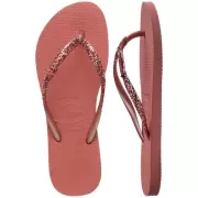 Dame Slippers - Havaianas - Havaianas Slim Glitter II HAW4146975-1121