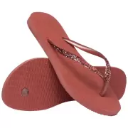 Dame Slippers - Havaianas - Havaianas Slim Glitter II HAW4146975-1121