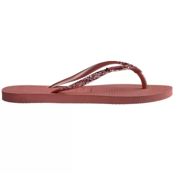 Dame Slippers - Havaianas - Havaianas Slim Glitter II HAW4146975-1121