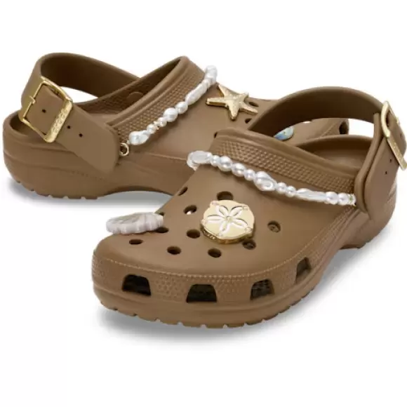Dame Træsko - CROCS - CROCS Classic Metallic Buckle Clog 213543-2EY