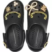 Dame Træsko - CROCS - CROCS Classic Metallic Buckle Clog 213543-001