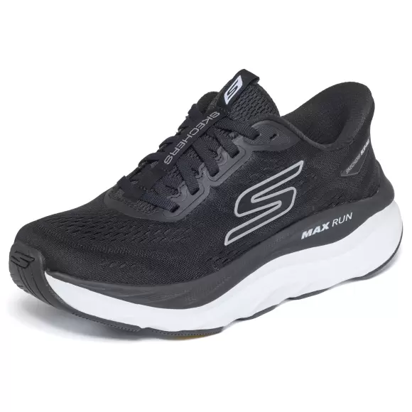 Dame Sneakers - SKECHERS - SKECHERS Slip-ins: Max Cushioning - Max Run 129200 BKW