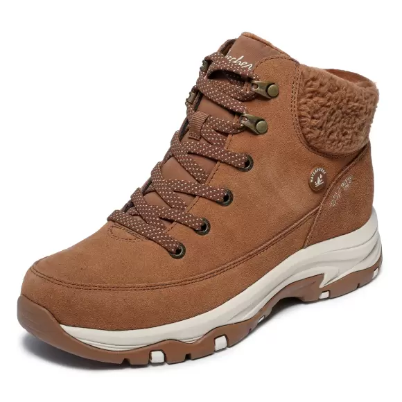 Dame Støvler - SKECHERS - SKECHERS Relaxed Fit: Slip-ins: Trego - Snow Breeze - Waterproof 167894 CSNT