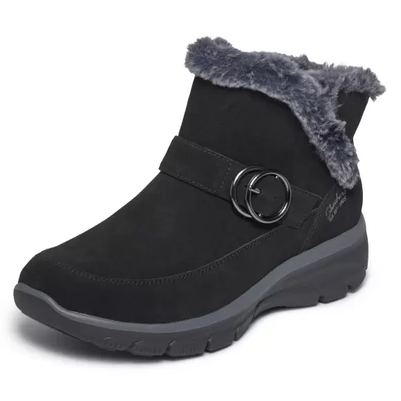 Dame Støvler - SKECHERS - SKECHERS EASY GOING - GENTLE WINTER 168185 BLK