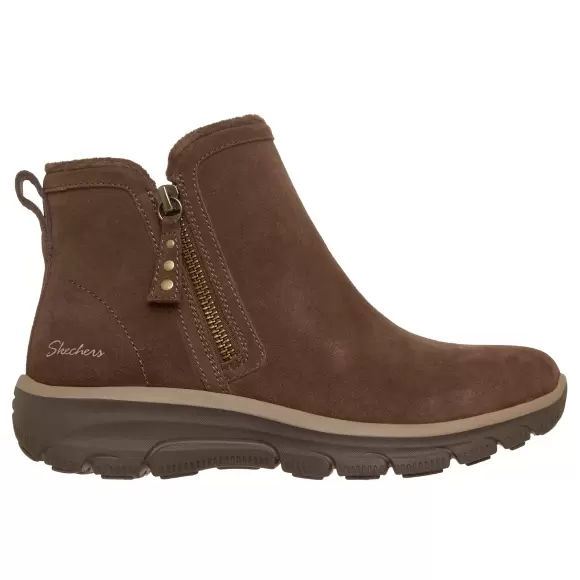 Dame Støvler - SKECHERS - SKECHERS EASY GOING - URBAN ZIP 168188 CHOC