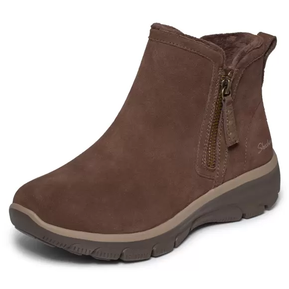 Dame Støvler - SKECHERS - SKECHERS EASY GOING - URBAN ZIP 168188 CHOC