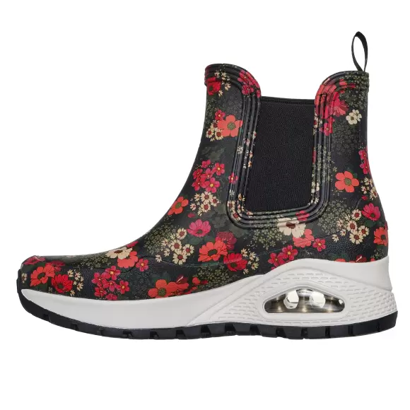 Dame Støvler - SKECHERS - SKECHERS Uno Rugged - Dancing N The Rain - Waterproof 177183 BKMT