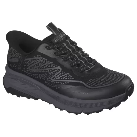 Dame Sneakers - SKECHERS - SKECHERS Slip-ins: Switch Back - Mist - Waterproof 180257 BKCC