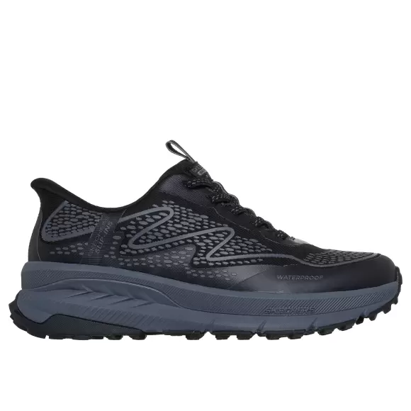 Dame Sneakers - SKECHERS - SKECHERS Slip-ins: Switch Back - Mist - Waterproof 180257 BKCC